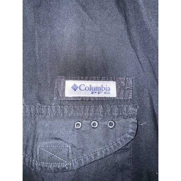 Columbia PFG Black Short Sleeve Fishing Shirt Vented Men’s XXL - Picture 2 of 9